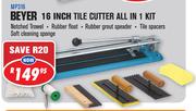 Beyer 16 Inch Tile Cutter All In 1 Kit MP316