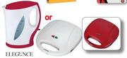 Elegance 2 Slice Sandwich Maker ELSM-07-Each