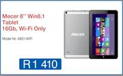Mecer 8" Win 8.1 Tablet A801-WIFI