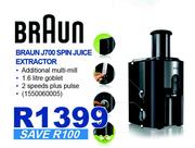 Braun Spin Juice Extractor J700
