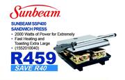 Sunbeam Sandwich Press SSP400