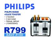 Philips 4 Slice Toaster HD2648