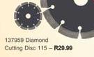 Diamond Cutting Disc 115