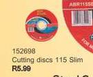 Tork Craft Cutting Discs 115 Slim