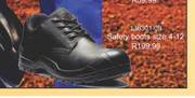 Safety Boots Size 4-12