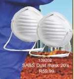 Dust Mask-20's