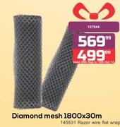 Diamond Mesh 1800 x 30m