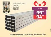 Steel Square Tube 25 x 25 x 1.6-6m