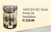 GC Quick Prime Red/Black-5Ltr