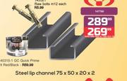 Steel Lip Channel 75 x 50 x 20 x 2