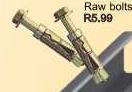 Raw Bolts m10-Each
