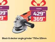 Black & Decker Angle Grinder 710W 115mm