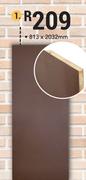 Swartland Kayo Hardboard Door-813 x 2032mm