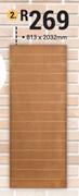 Swartland Kayo Hardboard Door (Horizontal Design)-813 x 2032mm