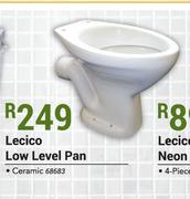 Lecico Low Level Pan Ceramic