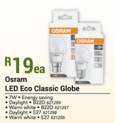 Osram LED Eco Classic Globe-Each