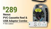 Nexus PVC Cassette Reel & USB Adaptor Combo 10m