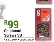 Chipboard Screws VB 250PK-5 x 75mm