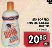 Sta Sof Fro Skin Ltn Cocoa Butter-1x500ml