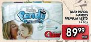 Baby Panda Nappies Premium-1x52's