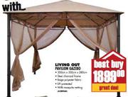 Living Out Pavilion Gazebo-300cmx300cmx280cm