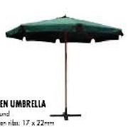 Wooden Umbrella-17x22mm
