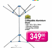 Camp Master Collapsible Aluminium Dryer