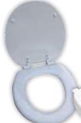 18" Stripe White Seat