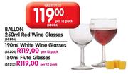 Ballon 190ml White Wine Glasses-Per 12 Pack