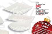 Nova Rectangular Platters-16" Each