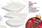 Nova Square Platters-12" Each
