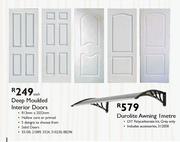 Deep Moulded Interior Doors-813x2032mm Each