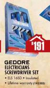 Gedore Electricians Screwdriver Set-ELS 16SD