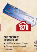 Gedore Spanner Set