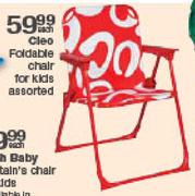 Cleo Foldable Chair For Kids-Each