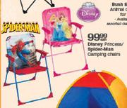 Disney Princess/Spider-Man Camping Chairs-Each