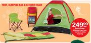 Bush Baby Kiddies' Tent Set (Comes In Carry Bag)