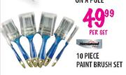 Homestead Paint Brush Set-10 Piece Per Set