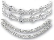 Sterling Silver Daisy Chain-45cm Each