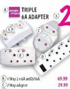 Simple Choice 2 Way Adapter Each 