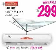 Rotary Large Clothes Line-4 x 8m Each