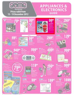 Game : Appliances & Electronics Guide (13 Dec - 19 Dec), page 20