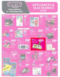 Game : Appliances & Electronics Guide (13 Dec - 19 Dec), page 20