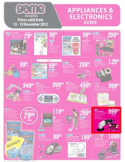 Game : Appliances & Electronics Guide (13 Dec - 19 Dec), page 20