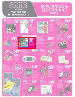 Game : Appliances & Electronics Guide (13 Dec - 19 Dec), page 20
