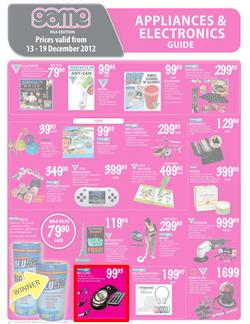 Game : Appliances & Electronics Guide (13 Dec - 19 Dec), page 20