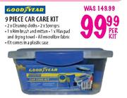 Good Year 9 Piece Car Care Kit-Per Kit 
