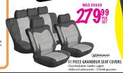 Stingray 11 Piece Grandeur Seat Covers-Per Set