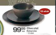 Chocolate Eetservies-12-Stuk Per Stel