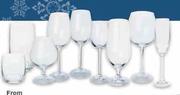 Bohemia Crystal Slammed Beer Glass Range-Each